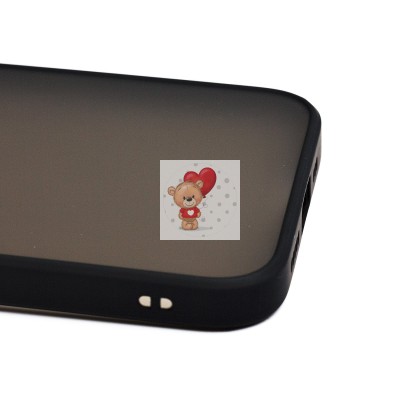 Чехол-накладка для Apple iPhone 13 (черный/черный) - PC041