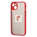 Чехол-накладка для Apple iPhone 14 Plus (красный/черный) - PC041