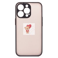 Чехол-накладка для Apple iPhone 14 Pro Max (черный/черный) - PC041