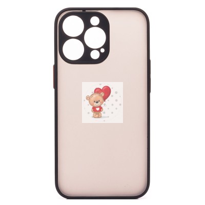 Чехол-накладка для Apple iPhone 14 Pro (черный/черный) - PC041 Чехол-накладка для Apple iPhone 14 Pro (черный/черный) - PC041