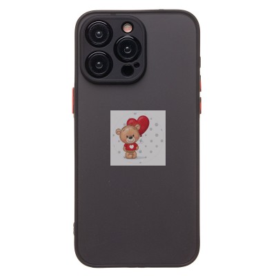 Чехол-накладка для Apple iPhone 15 Pro Max (черный/черный) - PC041 Чехол-накладка для Apple iPhone 15 Pro Max (черный/черный) - PC041