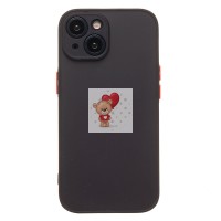 Чехол-накладка для Apple iPhone 15 (черный/черный) - PC041