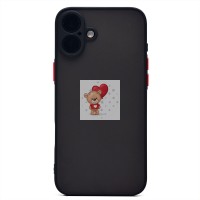 Чехол-накладка для Apple iPhone 16 Plus (черный) - PC041