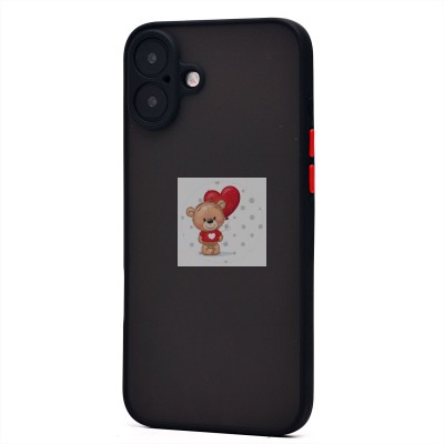 Чехол-накладка для Apple iPhone 16 Plus (черный) - PC041