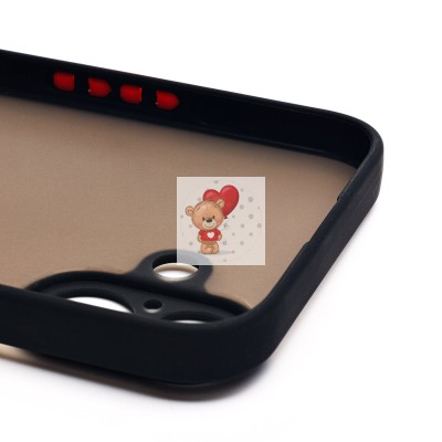 Чехол-накладка для Apple iPhone 16 Plus (черный) - PC041