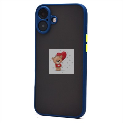 Чехол-накладка для Apple iPhone 16 Plus (темно-синий) - PC041