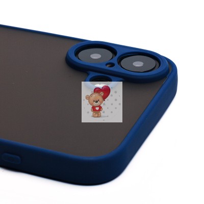 Чехол-накладка для Apple iPhone 16 Plus (темно-синий) - PC041