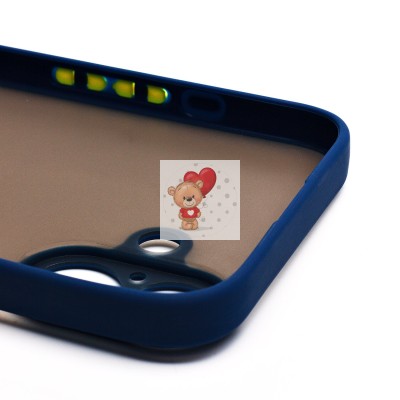 Чехол-накладка для Apple iPhone 16 Plus (темно-синий) - PC041