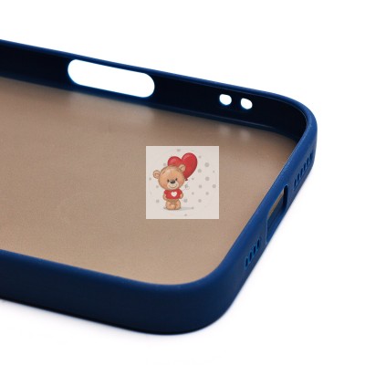 Чехол-накладка для Apple iPhone 16 Plus (темно-синий) - PC041