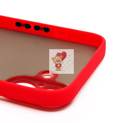 Чехол-накладка для Apple iPhone 16 Plus (красный) - PC041 Чехол-накладка для Apple iPhone 16 Plus (красный) - PC041