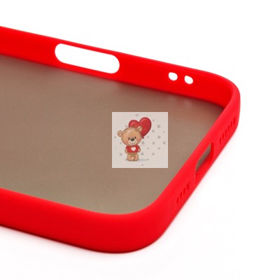 Чехол-накладка для Apple iPhone 16 Plus (красный) - PC041 Чехол-накладка для Apple iPhone 16 Plus (красный) - PC041