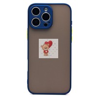 Чехол-накладка для Apple iPhone 16 Pro Max (темно-синий) - PC041