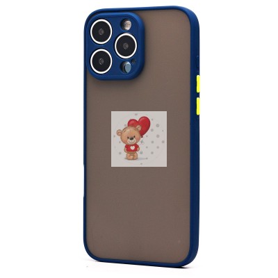 Чехол-накладка для Apple iPhone 16 Pro Max (темно-синий) - PC041