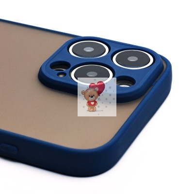 Чехол-накладка для Apple iPhone 16 Pro Max (темно-синий) - PC041