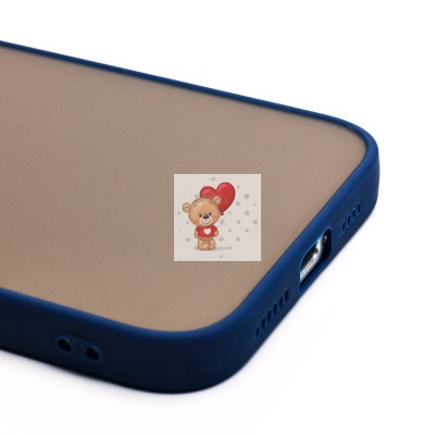 Чехол-накладка для Apple iPhone 16 Pro Max (темно-синий) - PC041