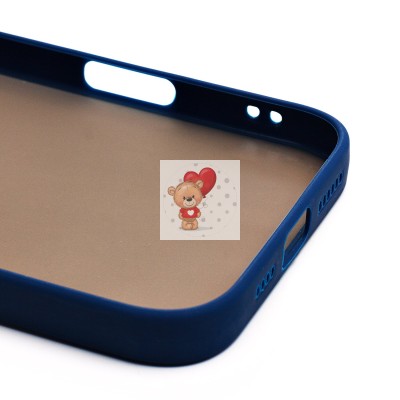 Чехол-накладка для Apple iPhone 16 Pro Max (темно-синий) - PC041