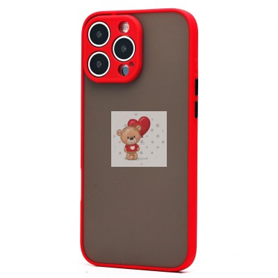 Чехол-накладка для Apple iPhone 16 Pro Max (красный) - PC041