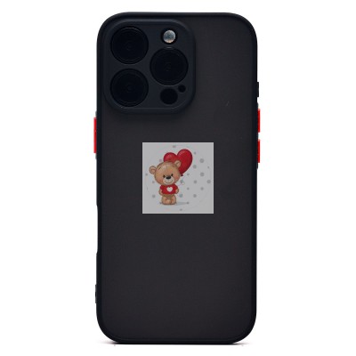 Чехол-накладка для Apple iPhone 16 Pro (черный) - PC041