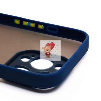 Чехол-накладка для Apple iPhone 16 Pro (темно-синий) - PC041