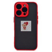 Чехол-накладка для Apple iPhone 16 Pro (красный) - PC041