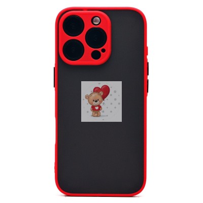 Чехол-накладка для Apple iPhone 16 Pro (красный) - PC041