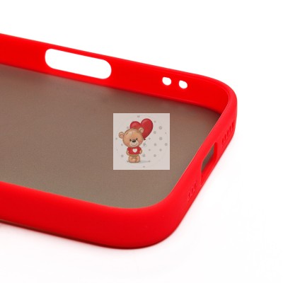 Чехол-накладка для Apple iPhone 16 Pro (красный) - PC041