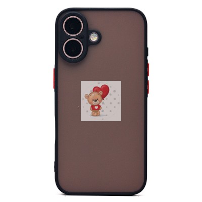 Чехол-накладка для Apple iPhone 16 (черный) - PC041 Чехол-накладка для Apple iPhone 16 (черный) - PC041