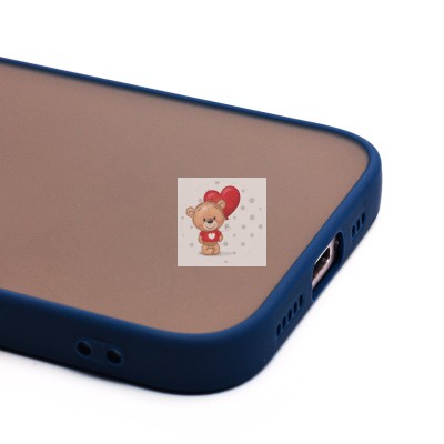 Чехол-накладка для Apple iPhone 16 (темно-синий) - PC041