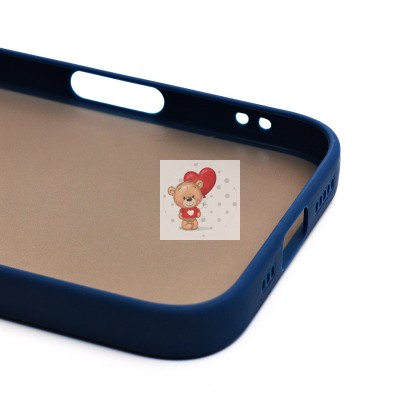 Чехол-накладка для Apple iPhone 16 (темно-синий) - PC041