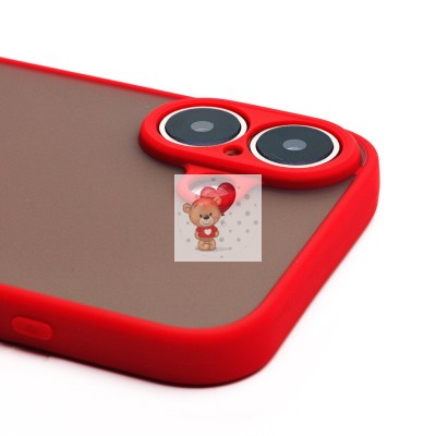 Чехол-накладка для Apple iPhone 16 (красный) - PC041