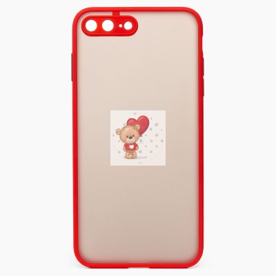 Чехол-накладка для Apple iPhone 7 Plus (красный/черный) - PC041 Чехол-накладка для Apple iPhone 7 Plus (красный/черный) - PC041