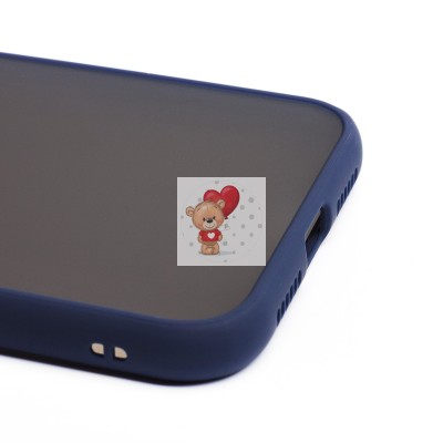 Чехол-накладка для Apple iPhone XR (темно-синий/черный) - PC041 Чехол-накладка для Apple iPhone XR (темно-синий/черный) - PC041