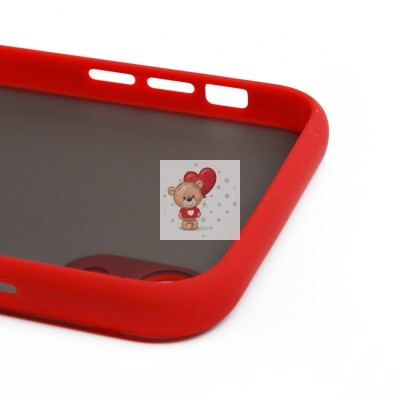 Чехол-накладка для Apple iPhone XR (красный/черный) - PC041 Чехол-накладка для Apple iPhone XR (красный/черный) - PC041