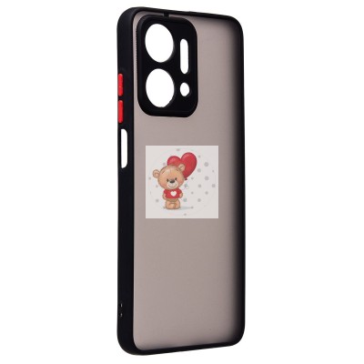 Чехол-накладка для Honor X7a Plus (черный) - PC041 Чехол-накладка для Honor X7a Plus (черный) - PC041