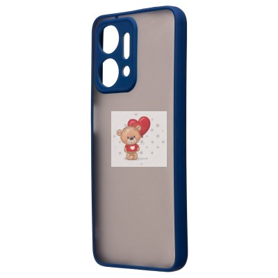 Чехол-накладка для Honor X7a Plus (темно-синий) - PC041