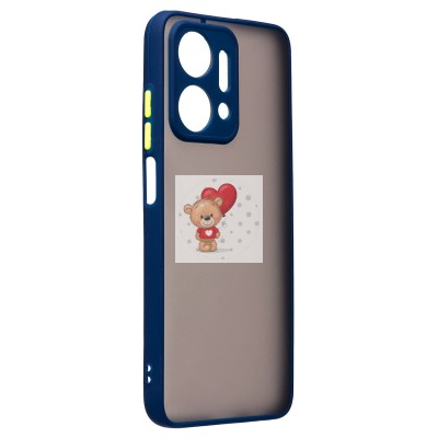 Чехол-накладка для Honor X7a Plus (темно-синий) - PC041