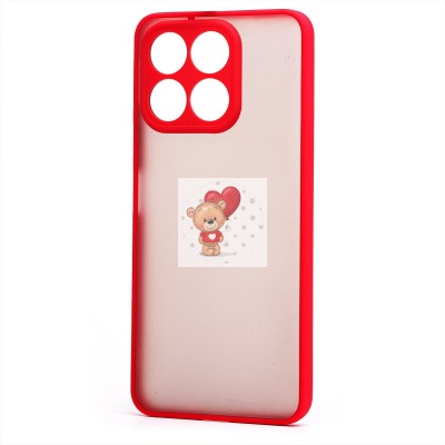 Чехол-накладка для Honor X8a (красный) - PC041