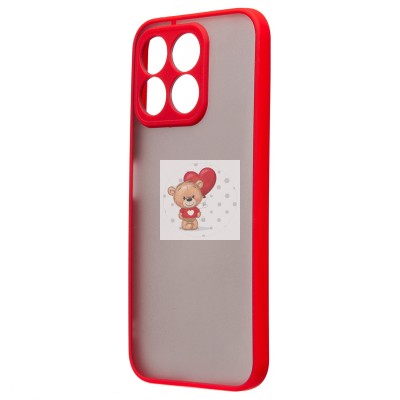 Чехол-накладка для Honor X8b (красный) - PC041 Чехол-накладка для Honor X8b (красный) - PC041