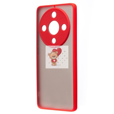 Чехол-накладка для Honor X9b (красный) - PC041 Чехол-накладка для Honor X9b (красный) - PC041