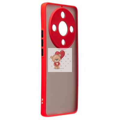 Чехол-накладка для Honor X9b (красный) - PC041 Чехол-накладка для Honor X9b (красный) - PC041