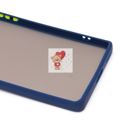 Чехол-накладка для Huawei Honor X9a (темно-синий/черный) - PC041