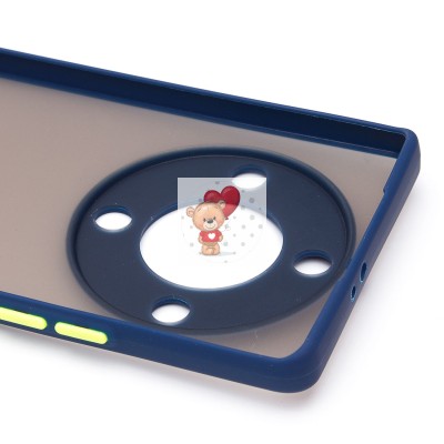 Чехол-накладка для Huawei Honor X9a (темно-синий/черный) - PC041