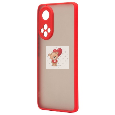 Чехол-накладка для Huawei nova 9 (красный/черный) - PC041