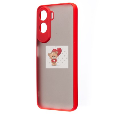 Чехол-накладка для Huawei Honor 90 lite (красный) - PC041