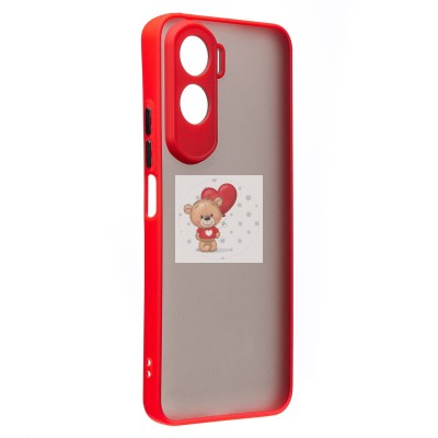Чехол-накладка для Huawei Honor 90 lite (красный) - PC041