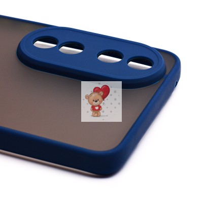 Чехол-накладка для Huawei Honor 90 (темно-синий/черный) - PC041