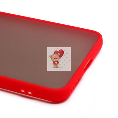 Чехол-накладка для Huawei Honor 90 (красный/черный) - PC041