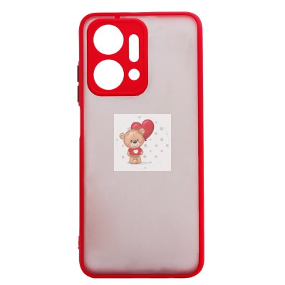 Чехол-накладка для Huawei Honor X7a (красный) - PC041 Чехол-накладка для Huawei Honor X7a (красный) - PC041