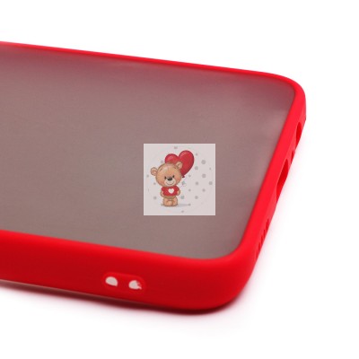 Чехол-накладка для Huawei Honor X7a (красный) - PC041