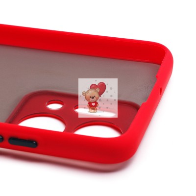 Чехол-накладка для Huawei Honor X7a (красный) - PC041